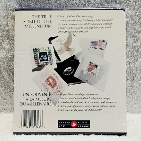 Sealed 'The True Millenium Spirit' 2000/2001 Coin Etc. Set by Canada Post!! - Picture 2 of 3
